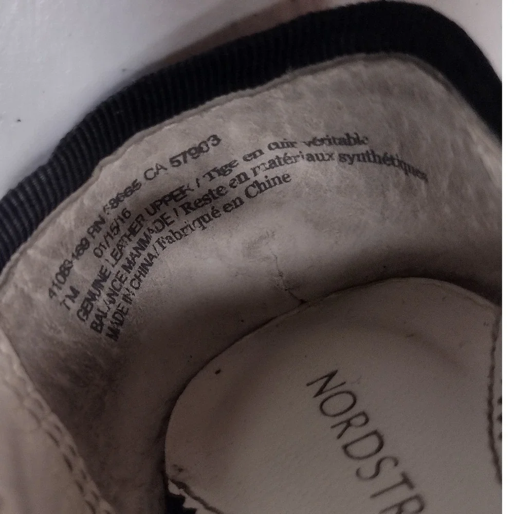 Kids Nordstrom Black Patent Leather Mary Jane‎ Ballet Flats Shoes Toddler Size 7